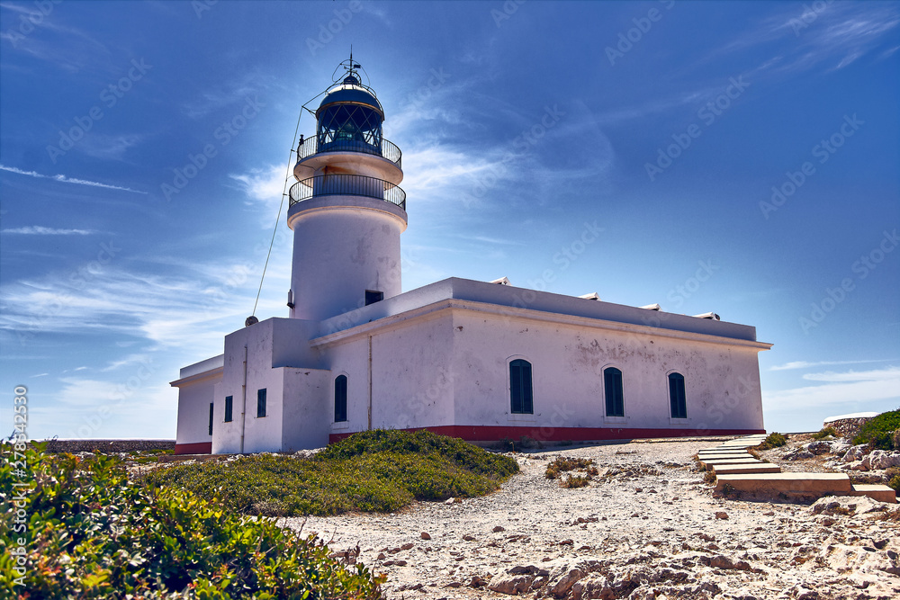 cavalry lighthouse in menorca, balearic islands
