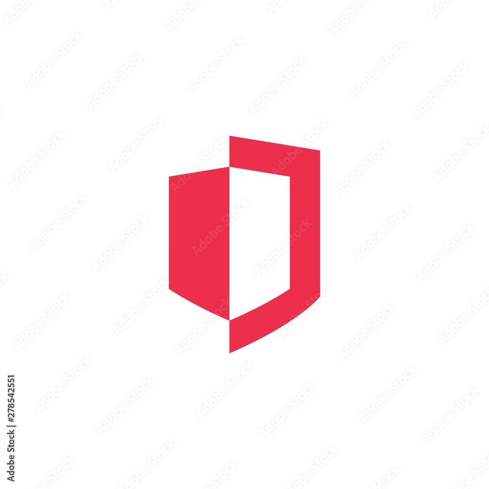 geometric shield logo vector icon illustration geometric shield logo vector icon illustration
