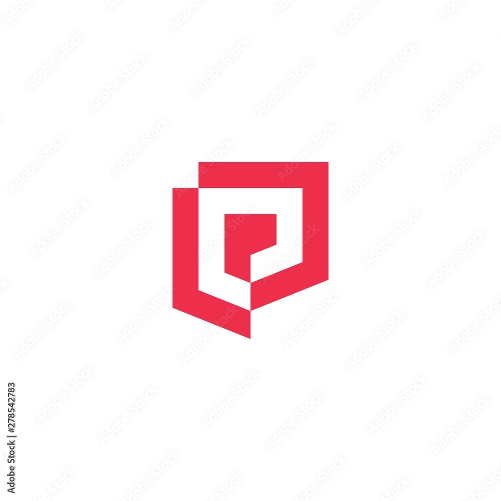 geometric shield logo vector icon illustration geometric shield logo vector icon illustration