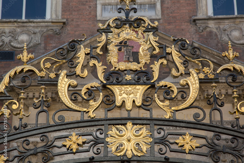 Entrance Gate at City Hall, Worcester Entrance Gate at City Hall, Worcester