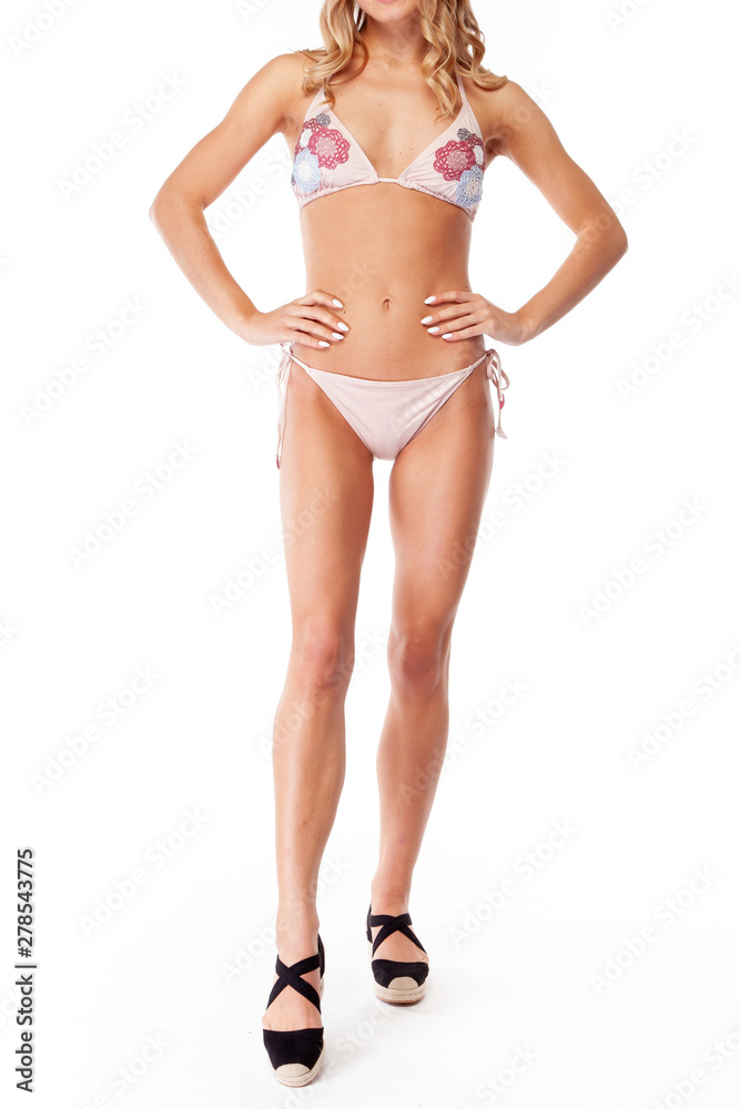 sexy girl on a white background. white lingerie. fashion girl. Travel costume sexy girl on a white background. white lingerie. fashion girl. Travel costume