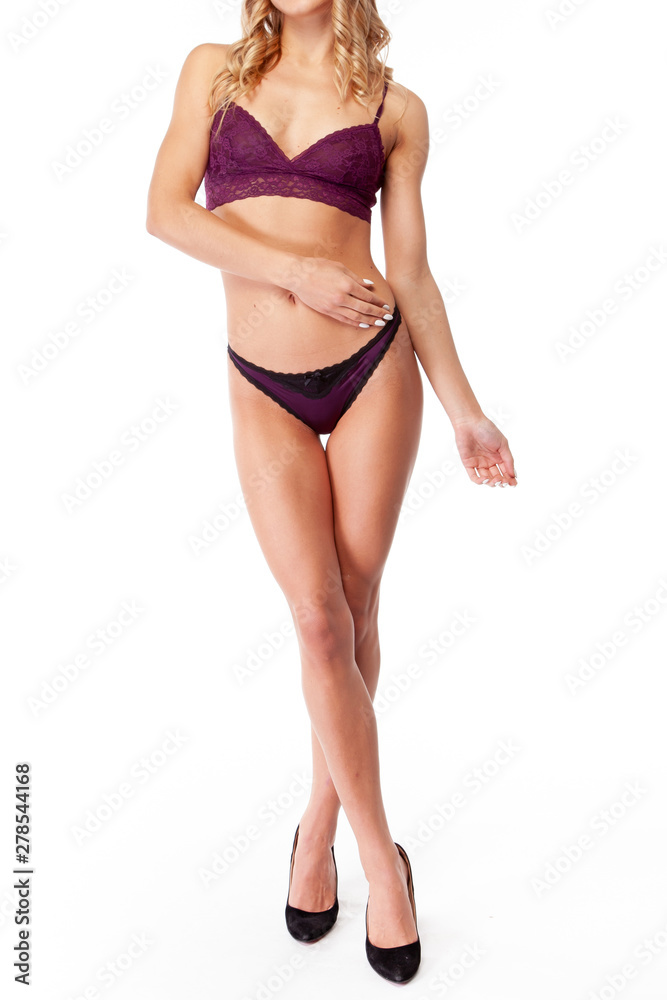 sexy girl on a white background. white lingerie. fashion girl. Travel costume sexy girl on a white background. white lingerie. fashion girl. Travel costume