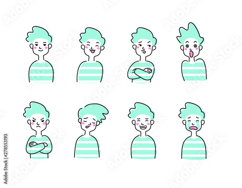 男性イラストセット01