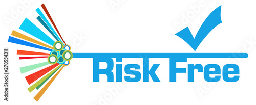 Risk Free Colorful Graphical Element Symbol 