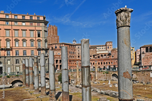 Roma, le rovine dei fori di Traiano