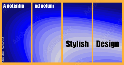 Set of square brochure design . Rectangle template brochure, report, catalog, magazine. Brochure layout modern abstract background. Line with the change in color tone. One picture per set.