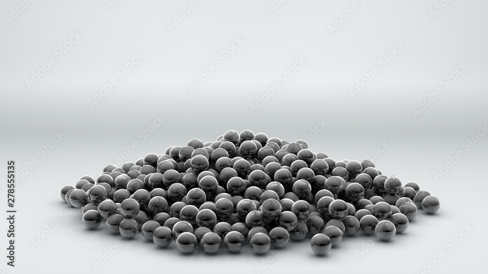 3D rendering lots of metal chromed balls in a pile, spheres scattered on a white surface. 3D illustration for futuristic background, desktop screensavers, abstract compositions. 3D rendering lots of metal chromed balls in a pile, spheres scattered on a white surface. 3D illustration for futuristic background, desktop screensavers, abstract compositions.