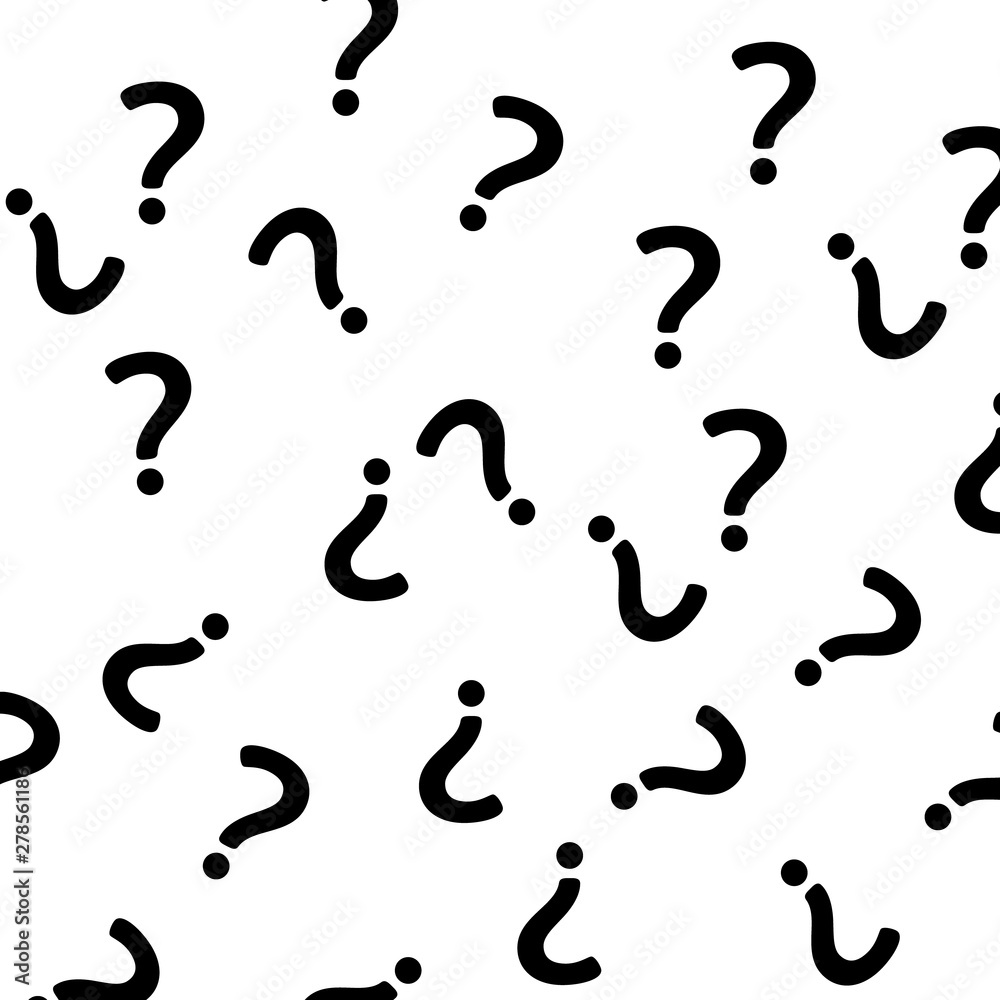 Question mark pattern. Question design background Question mark pattern. Question design background