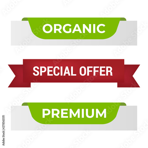 natural label and organic label green color and leather. vintage banner and badges design.