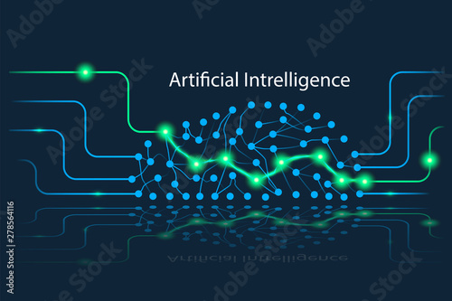 Artificial intelligence design concept