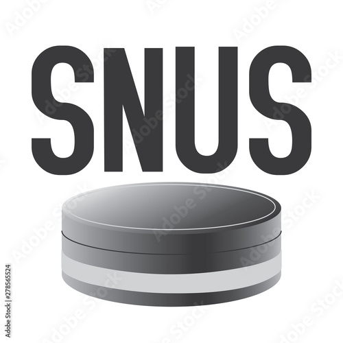 Vector logo of snuff and chewing tobacco