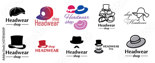 vector logo for store hats and caps
