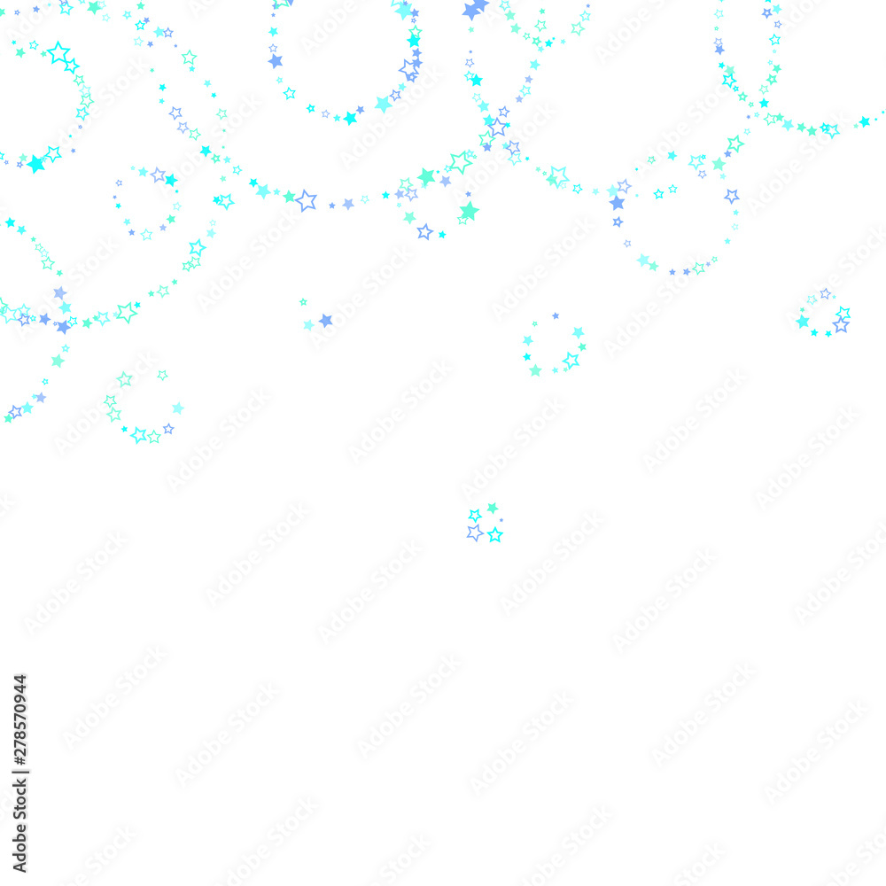 Blue, cyan, turquoise glitter stars confetti Blue, cyan, turquoise glitter stars confetti