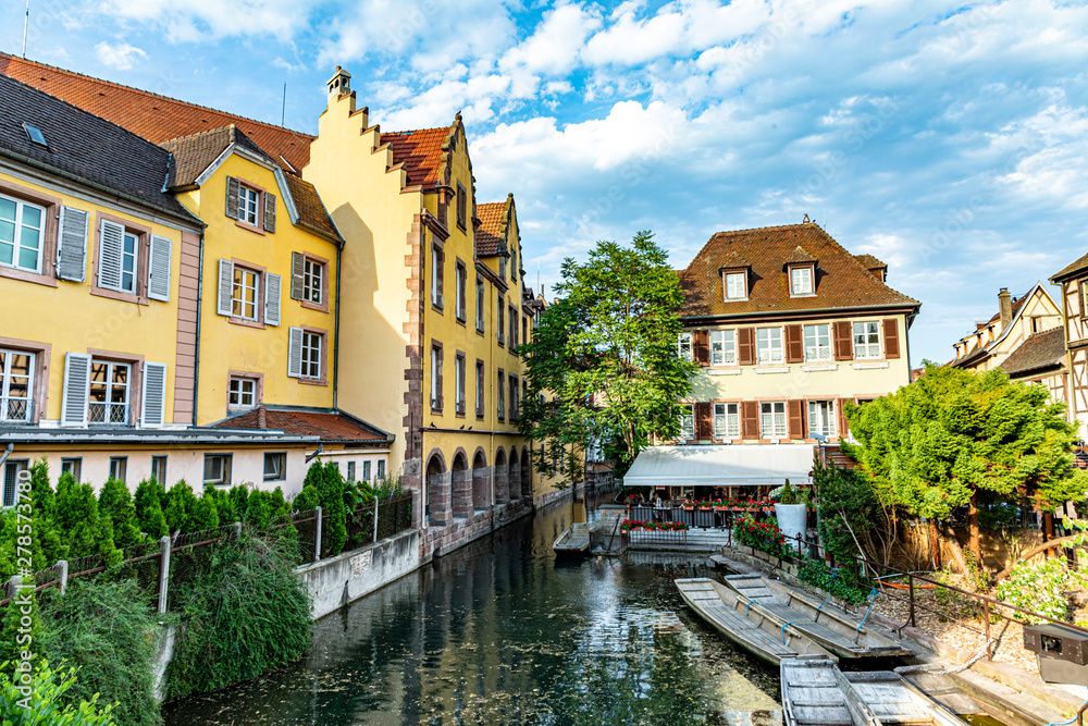 Little Venice in Colmar with beautiful half timbered houses