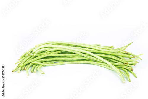 Cowpea on a white background