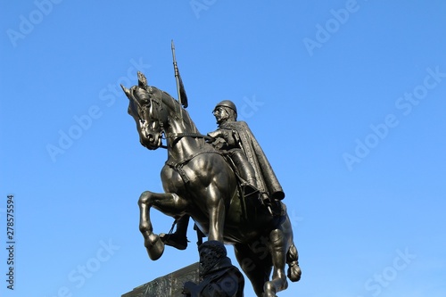 praha, Pomník svatého Václava, statue, horse, monument, sculpture, bronze, history, city, art, landmark, horseman, 
