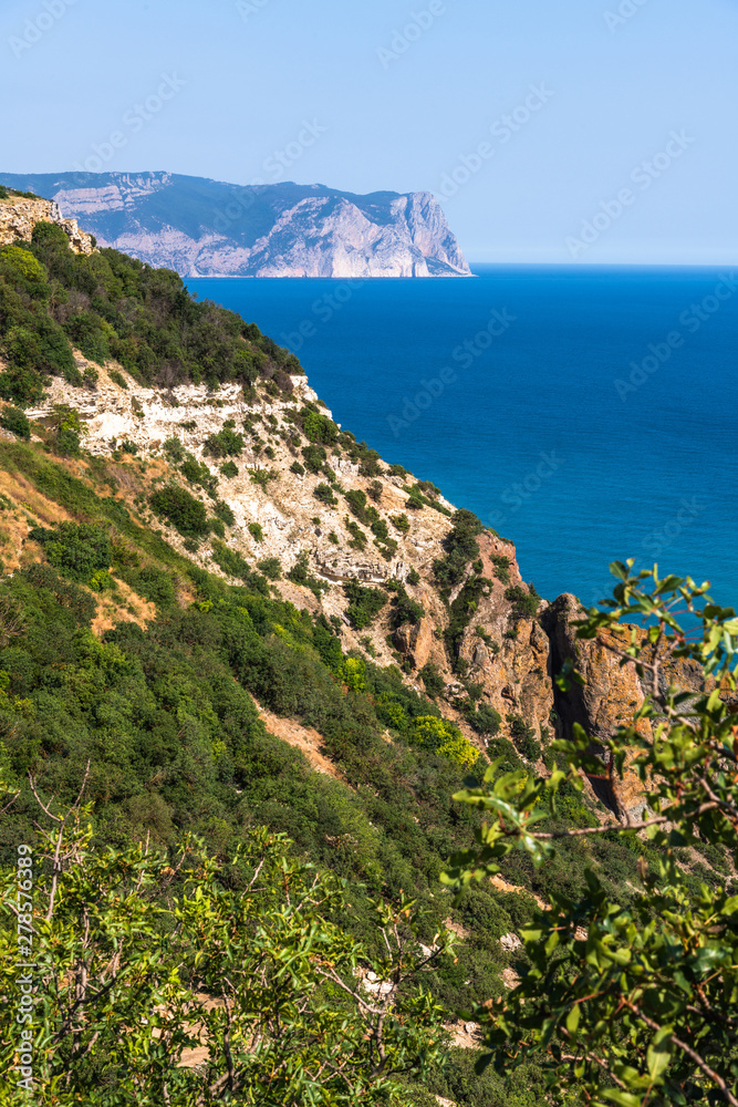 Landscape of the sea coast in a Crimea. Aya Cape