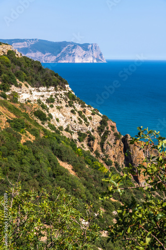 Landscape of the sea coast in a Crimea. Aya Cape photo
