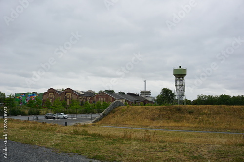 DINSLAKEN, Germany - 15/07/2019: Industrial Heritage At 