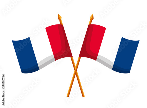 happy bastille day flat design