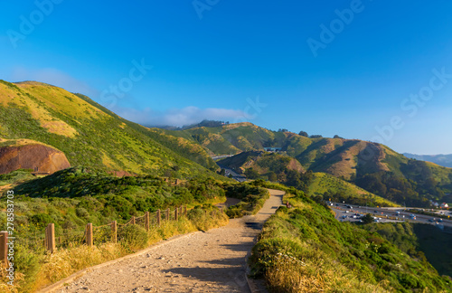 Canvas-taulu Battery Spencer Park in Marin County, CA