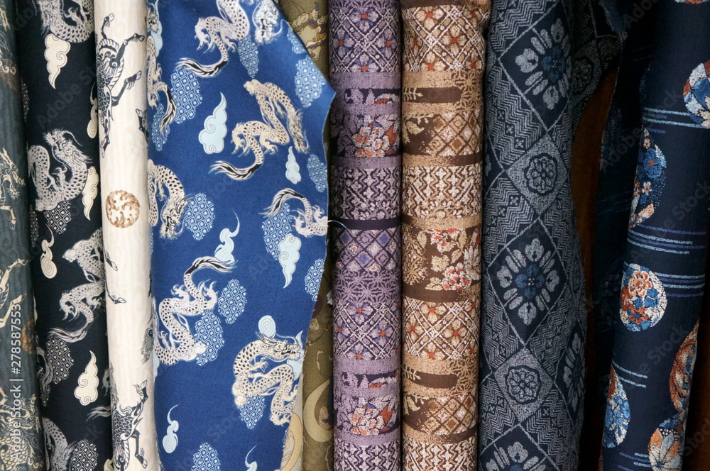 Aligned fabrics for handicraft stores Aligned fabrics for handicraft stores