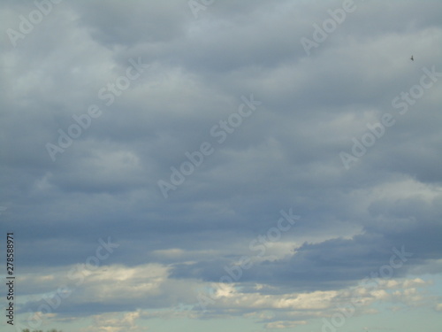 blue sky with clouds