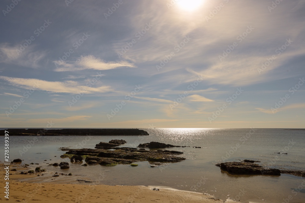 Fototapeta premium beach at sunset