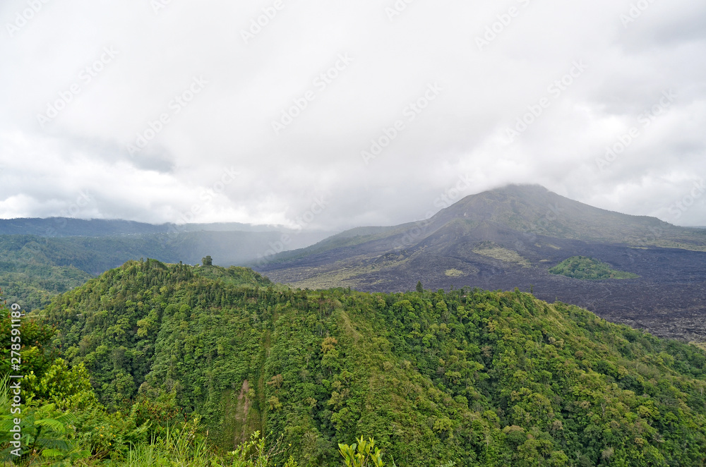 Volcano Gunung Batur. Bali. Indonesia.