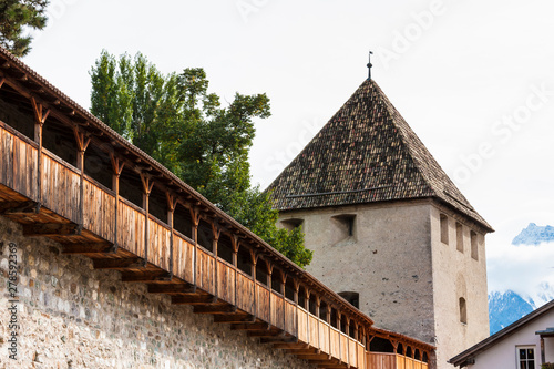 The village of Glorenza in Venosta valley photo