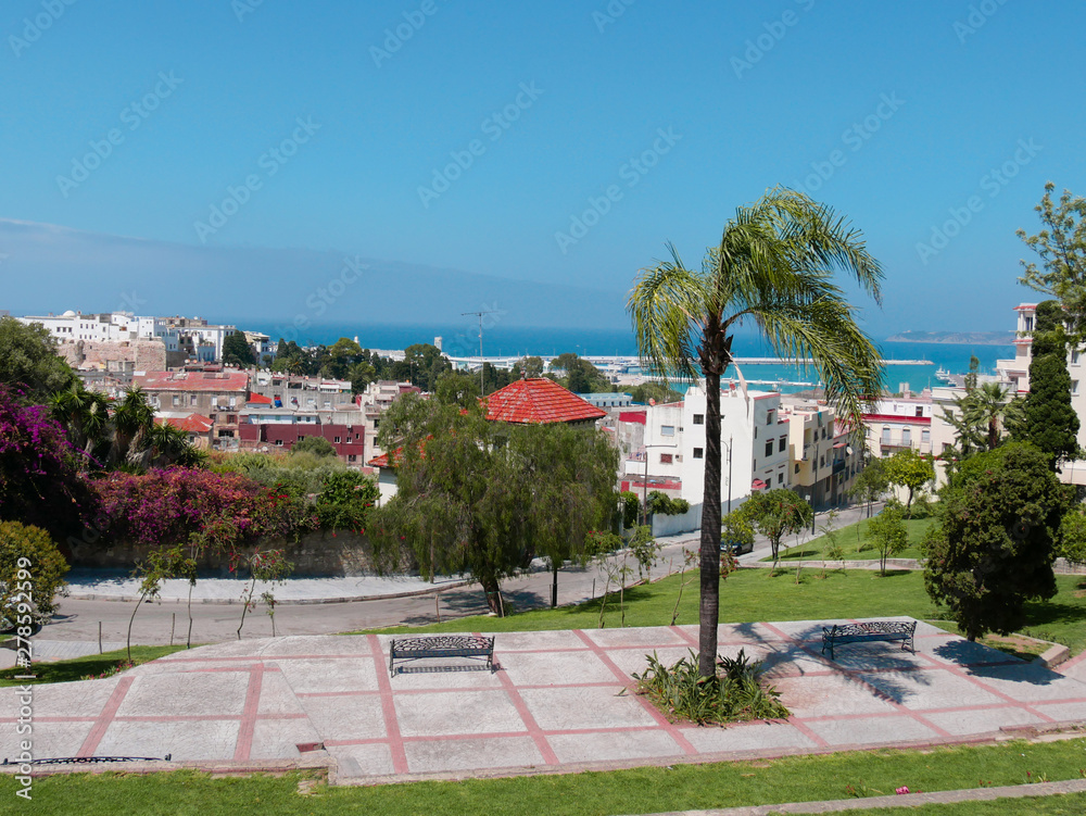A street in the city of Tangier called the Maqaz Wall A street in the city of Tangier called the Maqaz Wall