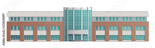 The building of the University or school.