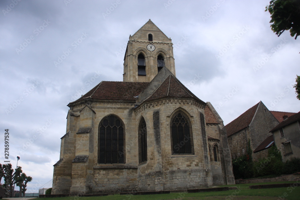 l'église d'Auvers sur Oise