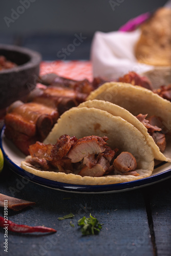 Tacos de Carnitas Mexicanos, cultura mexicana