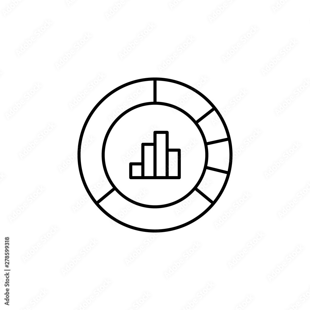 Analytics finance chart outline icon. Element of finance illustration icon. signs, symbols can be used for web, logo, mobile app, UI, UX Analytics finance chart outline icon. Element of finance illustration icon. signs, symbols can be used for web, logo, mobile app, UI, UX