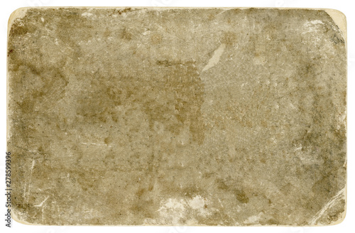 Vintage paper background isolated - (clipping path included)