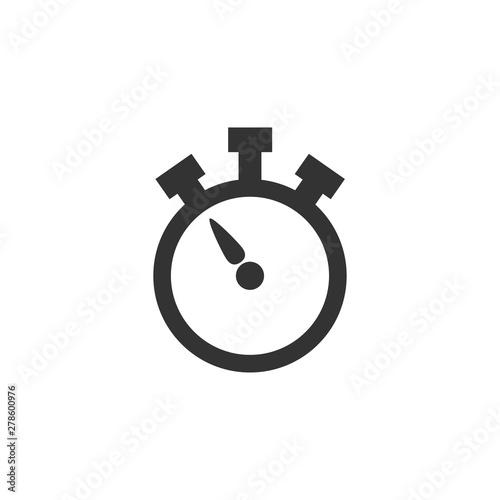Timer, clock, time, icon. Vector illustration, flat design. Free Download Timer, clock, time, icon. Vector illustration, flat design. - GFXLoad