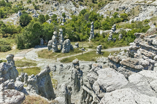 Rock formation The Stone Dolls of Kuklica, Republic of Macedonia photo