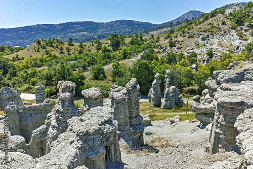 Rock formation The Stone Dolls of Kuklica, Republic of Macedonia photo