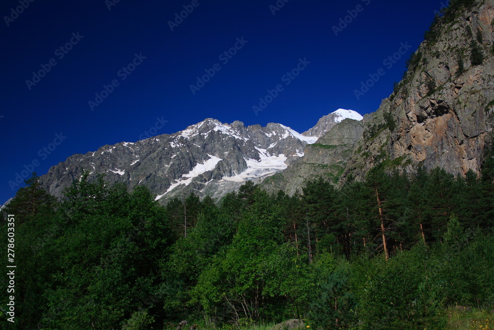 Caucasus. Ossetia. Tseyskoe Gorge. Mount Wilpat.