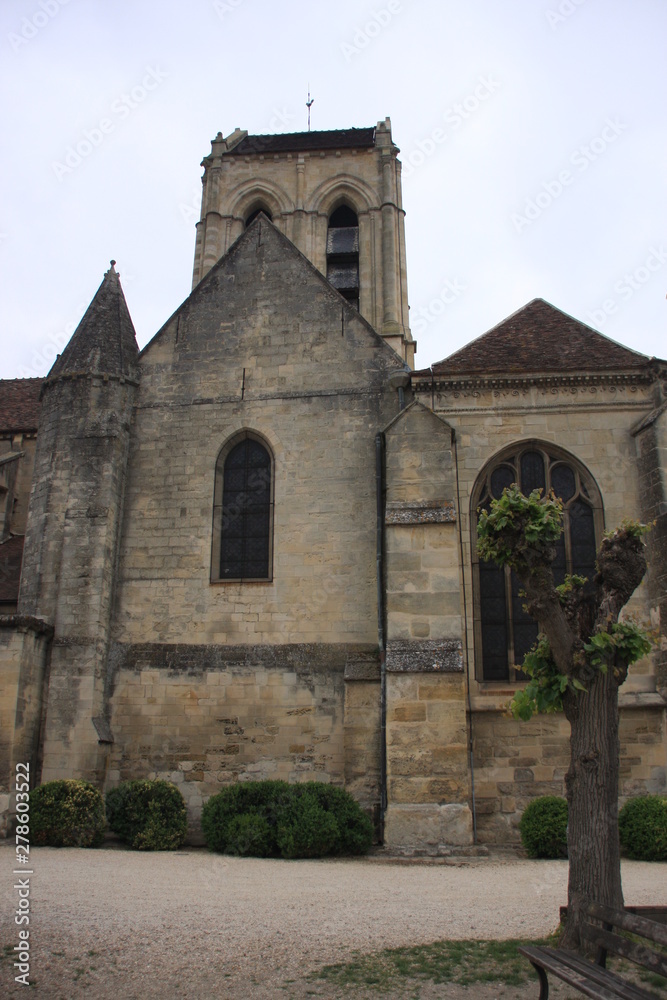détail de l'église d'Auvers