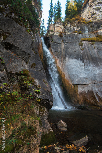Waterfall on river Shinok i...
