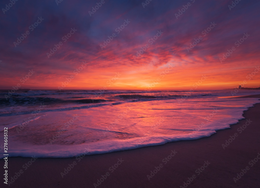 Cape Town beach sunset