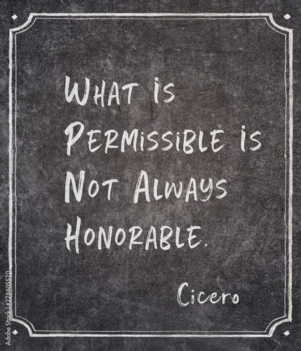 Принти на полотні permissible is Cicero quote