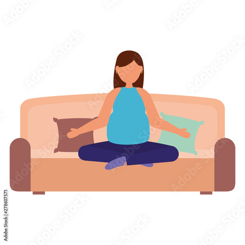 pregnancy and maternity scene flat
