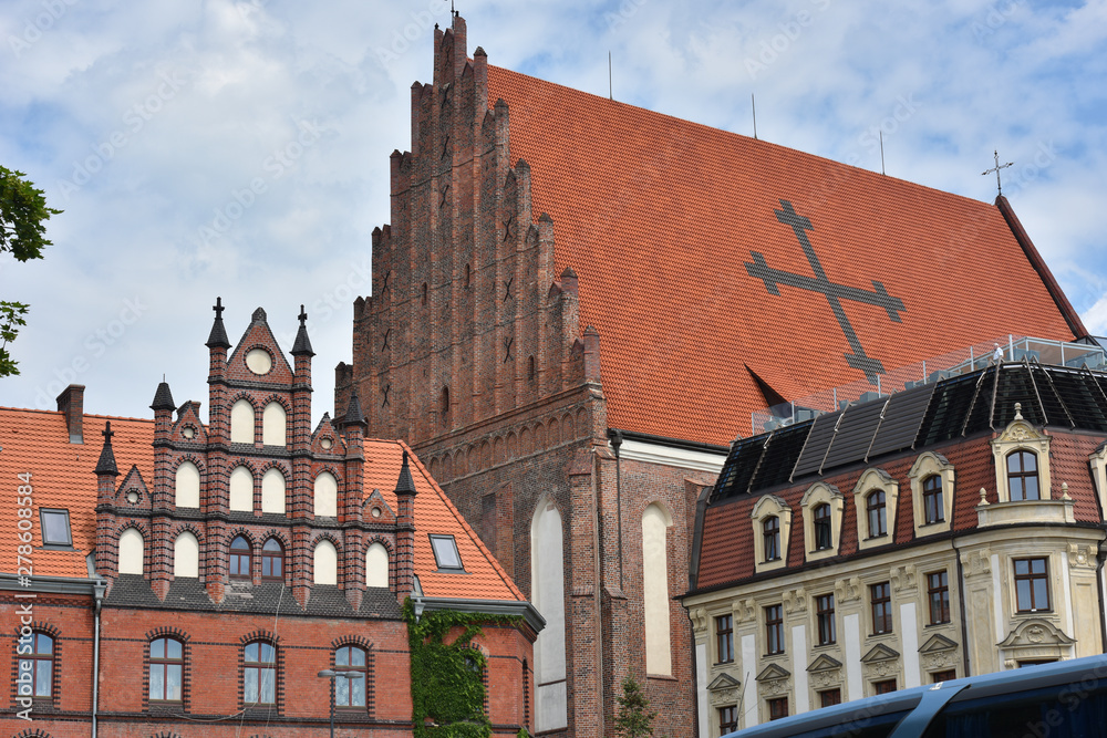 The streets of the old city of Wroclaw.