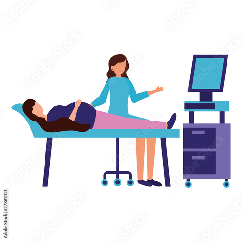 pregnancy and maternity scene flat