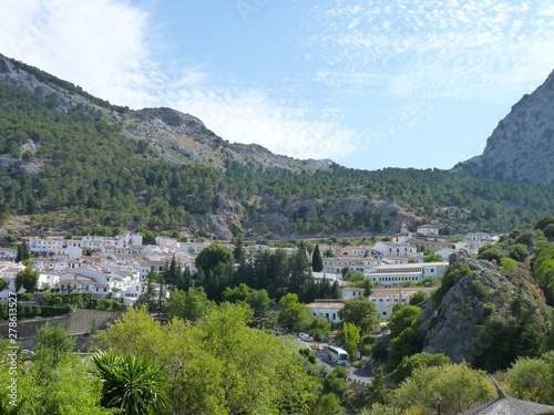 The village of Grazalema, Sierra de Grazalema, Spain