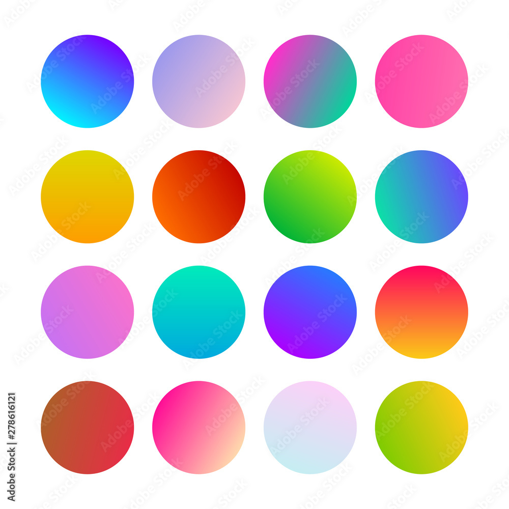 Set of Round Gradients spheres Set of Round Gradients spheres