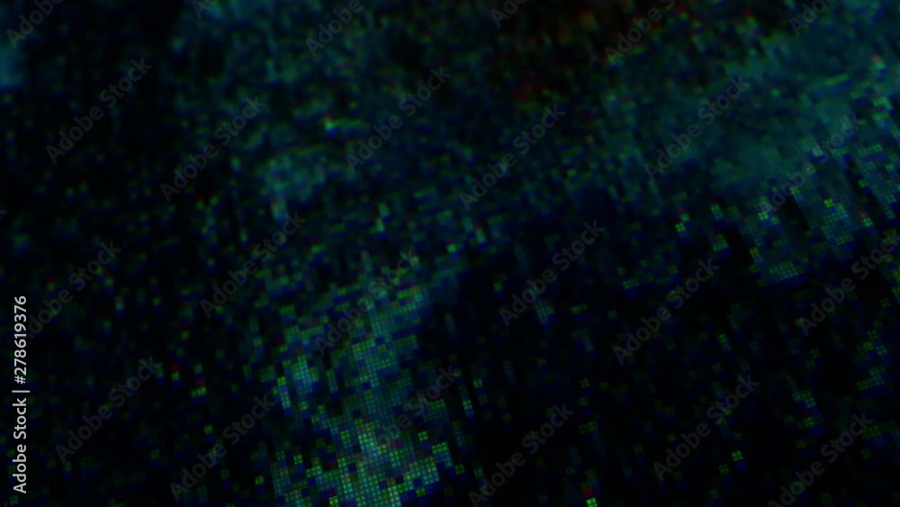 Unique Design Abstract Digital Animation Pixel Noise Glitch Error Video Damage
